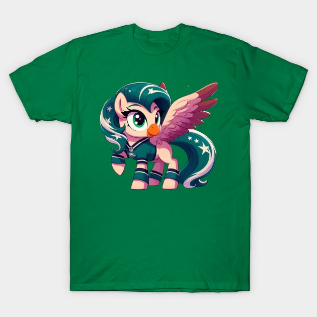 Philadelphia Eagles Little Pony T-Shirt by Curious Sausage